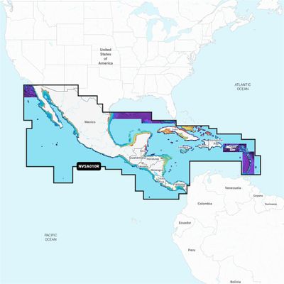 Part Synergy Replacement for Marine Cartography Central America-Caribbean Inland/Coastal Marine Charts