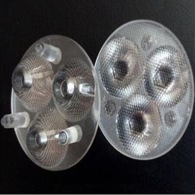 DirectNine Basics Xuanthang SVTO-35 LED Optical Lens 3P, Size:35X16mm, Bead Suace, with Feet, 30 Degree, Materials