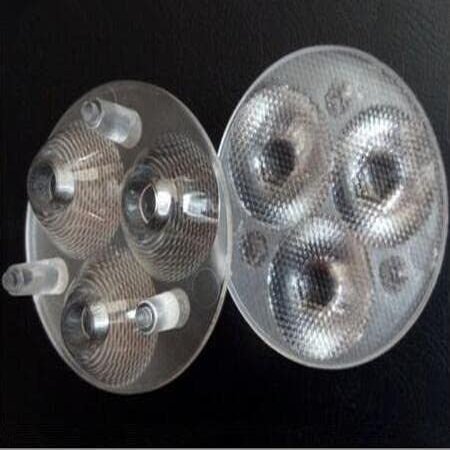 DirectNine Basics Xuanthang SVTO-35 LED Optical Lens 3P, Size:35X16mm, Bead Suace, with Feet, 30 Degree, Materials