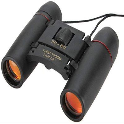 DirectNine Basics Portable Monocular 30 x 60 Small Binoculars Compact for Adults Kids, Mini Binocular Lightweight Pocket Folding Binoculars for Bird Watching