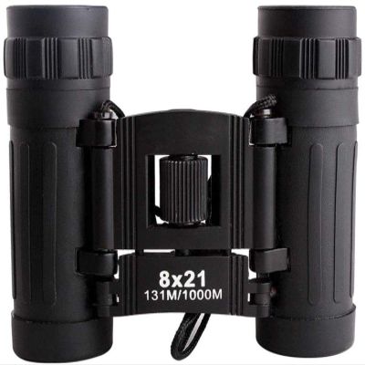 DirectNine Basics Portable Monocular 8x21 Pocket Binoculars for Bird Watching Small Compact Binoculars for Adults Kids Lightweight Mini Folding Binoculars Lens for Bird Watching