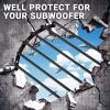 AICARS Metal Car Bar Grille Audio 12 Inches Speaker Subwoofer Grill Grille Cover 6 Bars- Pack of 1 view 2