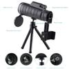 DirectNine Basics Portable Monocular Monocular 40x60,Waterproof Fogproof High Power Monocular Scope,Clear with Smartphone Holder and Adjustable Tripod for Mobile Phone Bird Watching Hiking Camping view 3