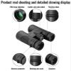 DirectNine Basics Portable Monocular 10X42 Binoculars for Adults, Waterproof Fog Proof, BAK4 Roof Prism, Lenses, Professional Binos for Bird Watching Camping Hiking view 2