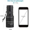 DirectNine Basics Portable Monocular Spotting Scope Telescope,16X52 High Power Monocular for Wildlife Bird Watching Camping Travelling Wildlife view 2