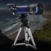 Portable Monocular Astronomical Telescope for Adult Children,70mm Big Caliber Astronomical Telescope 400mm Focal 201X Refractive Multilayer Coated Lens Monocular Telescope Focal with Tripod view 1