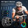 LIGE Military Smart Watch for Men(Answer/Make Call),1.43" HD AMOLED Rugged Smartwatch for iPhone Android Phone,Fitness Watch,Black Sport Watch with 120+ Sport Modes/5ATM Waterproof view 4