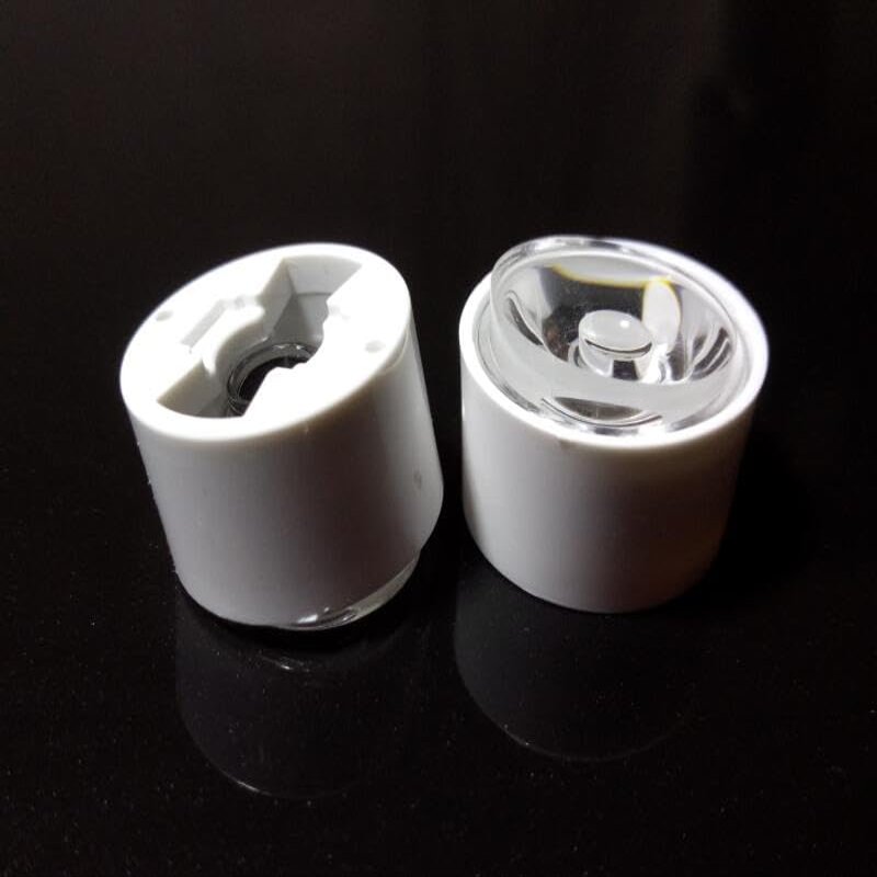 DirectNine Basics Xuanthang 20 Led Lens Sets, Lens Diameter: 20mm, with Holder Size: 22X13.2mm, 45 Degree, Diagonal Clean Suace, Materials
