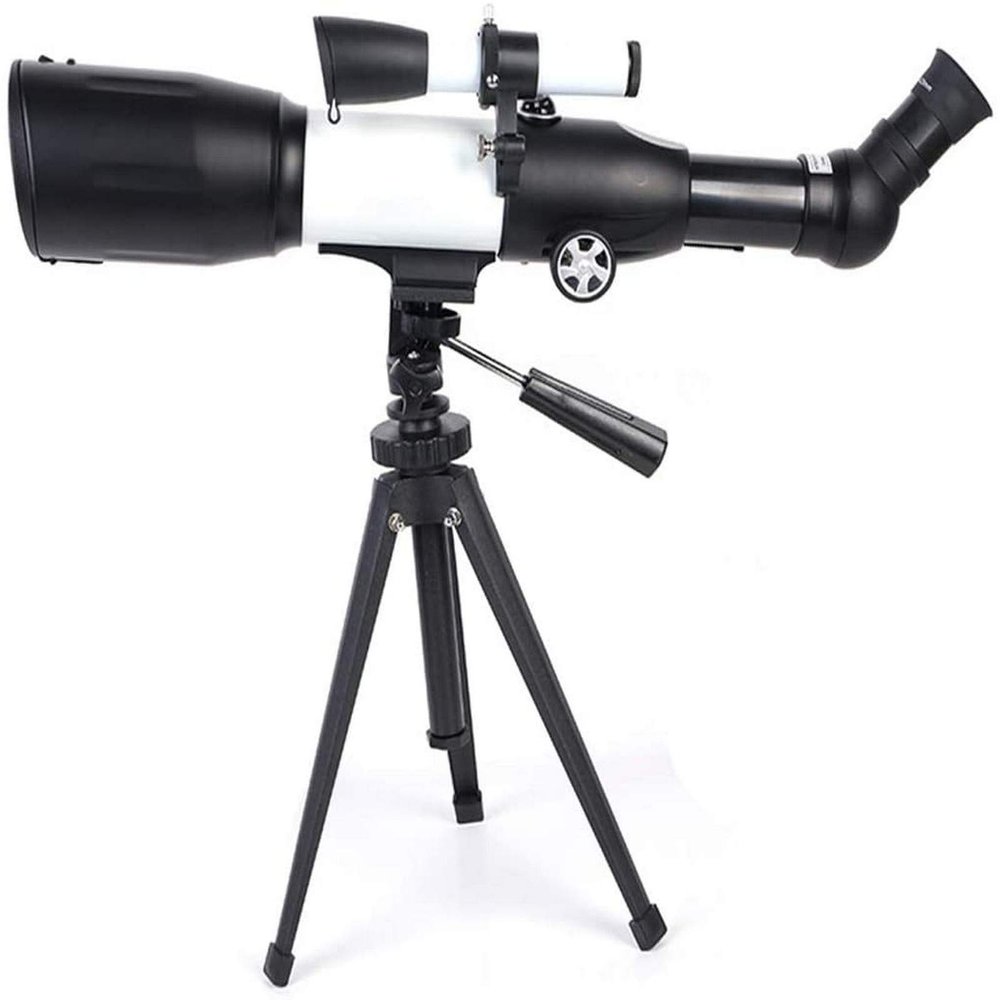 DirectNine Basics Portable Monocular Refractive Astronomical Telescope, Landscape Astronomy Space Finder Telescope with Tripod for 360 Adjustment Getting Started Starry Sky Research