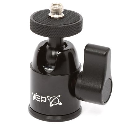 NEP BALLHEAD-N3 Ball Head (1/4 Screw on The Top, 3/8 Female Thread, Load Capacity: 8.8 lbs (4 kg)