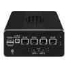 CWWK Intel Alder Lake N100(4C/4T Up to 3.4GHz)/N305(8C/8T Up to 3.8GHz) Dual SFP+10GbE Mini PC|4xIntel I226-V 2.5GbE |DDR5 Memory|PCI-E x4|HDMI+DP+Type-C (10 Gigabit N100, 16G RAM 512G SSD) view 1