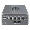 CWWK Intel Alder Lake N100(4C/4T Up to 3.4GHz)/N305(8C/8T Up to 3.8GHz) Dual SFP+10GbE Mini PC|4xIntel I226-V 2.5GbE |DDR5 Memory|PCI-E x4|HDMI+DP+Type-C (10 Gigabit N100, 16G RAM 512G SSD) view 2