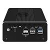 CWWK Intel Alder Lake N100(4C/4T Up to 3.4GHz)/N305(8C/8T Up to 3.8GHz) Dual SFP+10GbE Mini PC|4xIntel I226-V 2.5GbE |DDR5 Memory|PCI-E x4|HDMI+DP+Type-C (10 Gigabit N100, 16G RAM 512G SSD) view 3