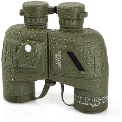 Portable Monocular Spotting Scope Telescope,Binoculars 10x50 Binoculars with Compass Coordinates Waterproof Anti-Fog Range High-Definition Low-Light