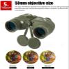 Portable Monocular Spotting Scope Telescope,Binoculars 10x50 Binoculars with Compass Coordinates Waterproof Anti-Fog Range High-Definition Low-Light view 4