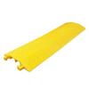 Rubber Speed Bump,Cable Protector Ramps Traffic Speed Bumps,Modular Protective Cover 11023lbs Load Capacity for Floor Cover Trunking view 1