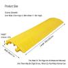 Rubber Speed Bump,Cable Protector Ramps Traffic Speed Bumps,Modular Protective Cover 11023lbs Load Capacity for Floor Cover Trunking view 2