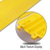 Rubber Speed Bump,Cable Protector Ramps Traffic Speed Bumps,Modular Protective Cover 11023lbs Load Capacity for Floor Cover Trunking view 4