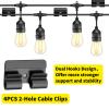 [313Pcs] Cable Management Kit, 67 Adhesive Cable Clips, Topavatop Desk Cord Organizer, 22 Reusable Cable Strap, 4 Cable Sleeve Split, 200 Nylon Cable Zip Ties with 20 Mounts for TV Office Home, Black view 3