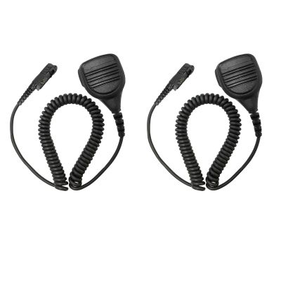 Amazingxiax 2Pack XPR3300 XPR3500e Remote Speaker Microphone Shoulder Mic for XPR3000 XPR3300e XPR3500 XPR3000e DP2000 DP2400 DEP XIR PMMN4075 PMMN4076 PMMN4071A