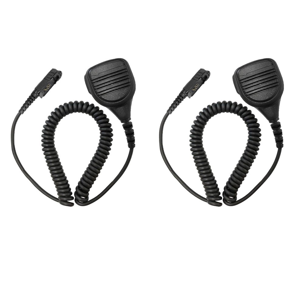 Amazingxiax 2Pack XPR3300 XPR3500e Remote Speaker Microphone Shoulder Mic for XPR3000 XPR3300e XPR3500 XPR3000e DP2000 DP2400 DEP XIR PMMN4075 PMMN4076 PMMN4071A