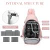 BAIGIO Camera Sling Bag Camera Backpack+Camera Insert Bag Inner Case Shockproof view 3