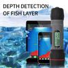 LPLYAA Wireless Fish Finder, Winter Fishing Echo Sounder, Rechargeable Digital Handheld Sonar Fishfinder, 0.8-90M Depth Ice Fishing, Can Detect Water Depth, Fish Size, for Ice Fishing, 20240530 view 2