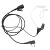 Pdflie K1 Surveillance Headset with PTT Mic Security Acoustic Tube Earpiece for Baofeng UV-5R UV-82 UV-82HP BF-888S BF-F8HP AR-152 Arcshell Retevis RT21 RT22 RT27 RT68 Kenwood 2Pin Radio (20pack) view 2