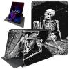 AIRWEE Rotating Case for iPad 10.2, 9th/8th/7th Gen, 360 Rotating Stand, Auto Wake/Sleep, Shockproof, Skull Pattern, Unisex, Portable, Watching Movies, Gaming, Typing view 1