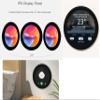 3.4inch HDMI Round TouchScreen for Raspberry Pi 5/4B/3B+/3A+/2B/B+/A+/Zero/Zero W/WH/Zero 2W, 800800 Resolution 10-Point Capacitive Touch IPS Display,Compatible with Jetson Nano/Mini PC,Driver Free view 3