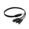 3.5mm 3 Way Port Aux Multi Headphone Earphone Audio Splitter Adapter 3.5mm Jack HUB Spliter Cable Extender 1 Male To 3 Female view 1