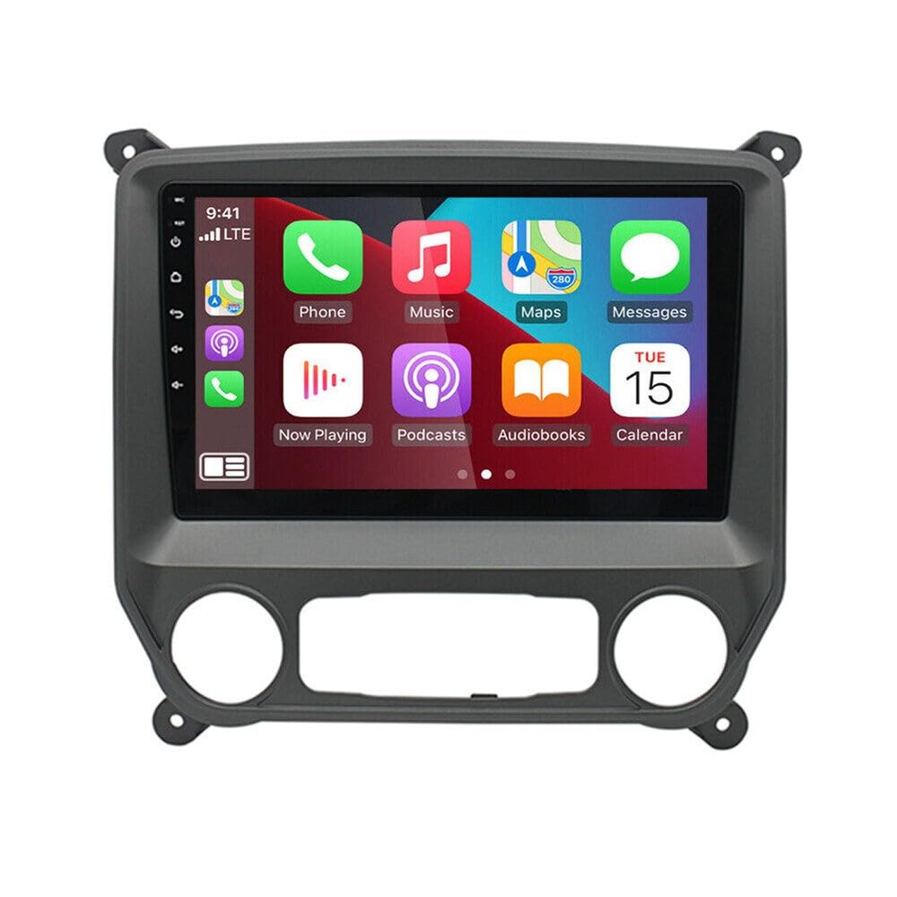 Android 13 Car Navigation Zcargel 10" 2.5d Auto Radio Player 2+32g Car Audio Multimedia Receiver for carplay Android Auto GPS Radio Navigation Ahd Camera Compatible for Chevrolet 2014-2018 Solander