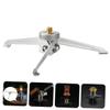 3pcs Gas Tank Tripod Screw Camera Tripod Flexible Tabletop Tripod Desktop Phone Holder Travel Tripod Adjustable Camera Tripod Mount Camping Lights Portable Aluminum Alloy (Silverx3pcs 14X14 view 4
