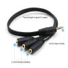 3.5mm 3 Way Port Aux Multi Headphone Earphone Audio Splitter Adapter 3.5mm Jack HUB Spliter Cable Extender 1 Male To 3 Female view 2