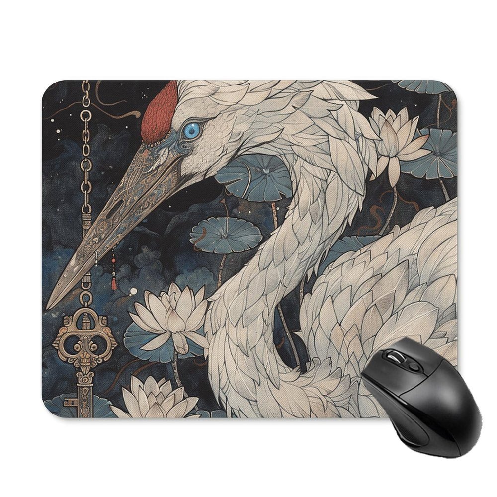Holding The Key Mouse-Pad Square Mousepad with Non-Slip Rubber Base Gaming MouseMat Waterproof Funny Mousepad Washable Computer MousePads for Laptop Office Home Working 20 * 25cm