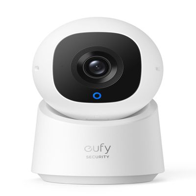 eufy Security Indoor Cam C210, 1080p Resolution Security Camera with 360 PTZ, Plug-in Security Indoor Camera with 2.4G Wi-Fi, Human/Motion AI, Night Vision, AI Tracking (Renewed)