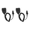 Amazingxiax 2Pack KMC-25 KMC-41 Radio Speaker Microphone Shoulder Mic for Radios NX-200 NX-210 NX-300 NX-3200 NX-3300 NX-410 NX-411 NX-5200 NX-5300 NX-5400 TK-2180 TK-3180 TK-5210 TK-5220