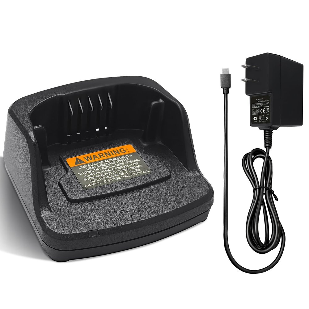 for Motorola RMU2040 RMU2080d Charger, PMLN6394A PMLN6383A Rapid Charger for Motorola RMU2080 RMV2080 RMM2050 XT420 XT460 Battery PMNN4434 PMNN4453 Desk Charging