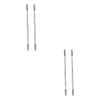 jojofuny 4pcs Double-ended Stainless Steel Spudger Repair Tools for Mobile Phones Tablets and Laptops Pry Tools for Electronics Disassembly and Opening view 1