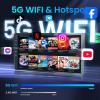 4Core+64G ROM Car Radio for Toyota RAV4 2013-2018: Wireless Carplay&Android Auto for RAV4 Stereo Upgrade with 10.2 Inch 1280 * 800 Touch Screen 5G WiFi Backup Camera GPS Bluetooth FM SWC DSP HiFi view 3