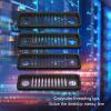 4PCS Network Wire Storage Rack, Cable Box Computer Host Heat Dissipation Cooling and Ventilation Tool Computer Host Cooling Sheet(black) view 4
