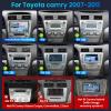 64G ROM Car Radio for Toyota Camry 2007 2008 2009 2010 2011: Upgrade 9 Inch HD Touch Screen 5G WiFi Wireless CarPlay Android Auto 1080P Backup Camera, GPS Bluetooth FM SWC Stereo view 2