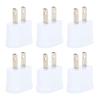 10PCS US to EU Plug Adapter, Power Plug Converter, Portable Travel Pure Copper 2 Prong Plug Converter for Cellphone Laptop Hair Dryer 250V view 4
