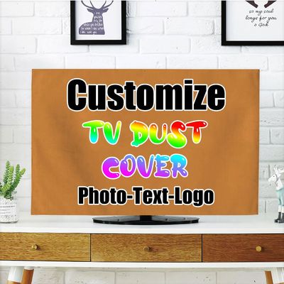 DYAGSIO Personalized TV Dust Cover, LCD LED, Customized with Photo Logo Text, Living Room, Peru