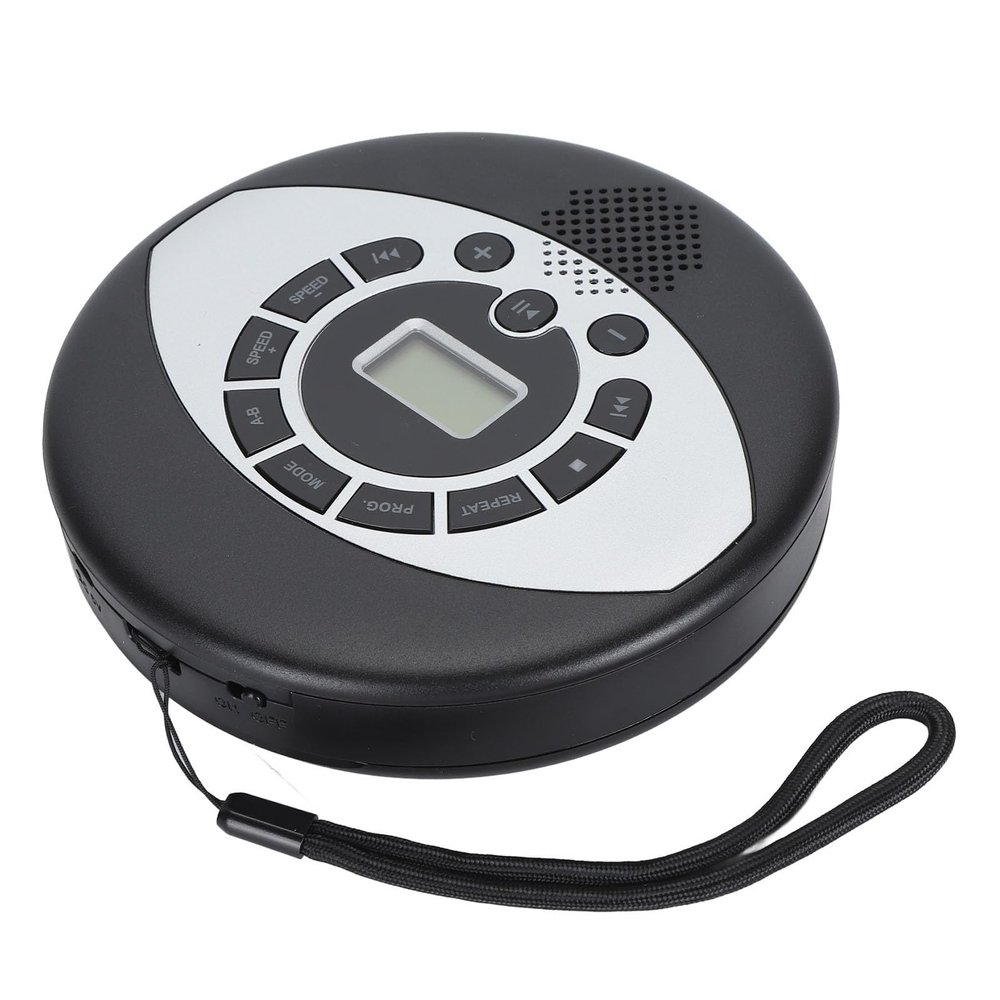 GOWENIC Portable CD Player with Speaker, Support Headphone Insertion USB Rechargeable 1500mAh Multifunctional Anti Slip CD Player MP3 Player
