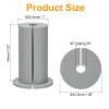 uxcell 2Pcs Wall Grommets for Cables 1 Inch Silicone Cable Wall Bushing Feed Through Cable Routing Kit Accessories Wall Cable Pass Through for Ethernet with 7.5mm Hole, Grey view 2