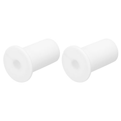 uxcell 2Pcs Wall Grommets for Cables 3/4 Inch Silicone Cable Wall Bushing Feed Through Cable Routing Kit Accessories Wall Cable Pass Through for Ethernet with 7mm Hole, White