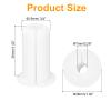 uxcell 2Pcs Wall Grommets for Cables 3/4 Inch Silicone Cable Wall Bushing Feed Through Cable Routing Kit Accessories Wall Cable Pass Through for Ethernet with 7mm Hole, White view 2