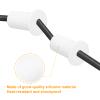 uxcell 2Pcs Wall Grommets for Cables 3/4 Inch Silicone Cable Wall Bushing Feed Through Cable Routing Kit Accessories Wall Cable Pass Through for Ethernet with 7mm Hole, White view 4