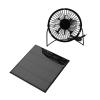 Outdoor Solar Powered Mini Fan, 3w 6v Outdoor Solar Panel Portable Mini Fan, USB Cooling Kit Accessory, for Travel and Camping view 1